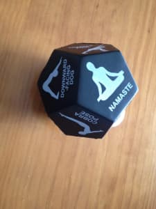 Yoga Rubber Dice - NEW WITH TAG ATTACHED