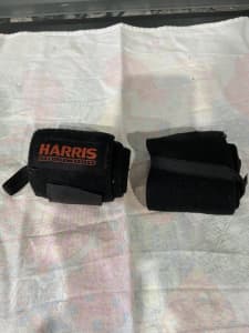 Powerlifting wrist wraps Harris stability systems