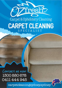 Carpet Cleaning 3rm $70 or 5rm $100 FREE STAIN TREATMENT