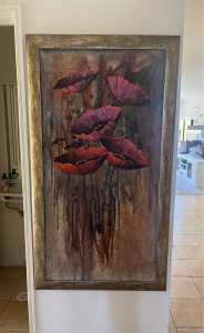 Flower Wall Painting 1520mm (L) x 850mm (w)