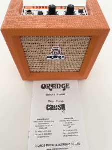 Orange Micro Crush guitar amp (2-channel, tuner, battery-power)