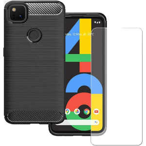 NEW Google Pixel 4A 5G mobile phone Case & Glass Screen Protector