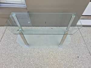 FREE Glass Lowline TV Unit/Cabinet/Stand/Shelf