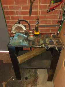 Bundle/machinery bench, power tools, hand and pneumatic tools 