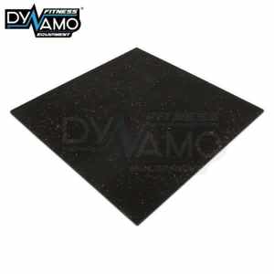 Gym Flooring Tile 1m x 1m x 15mm thickness Commercial Black & Red New