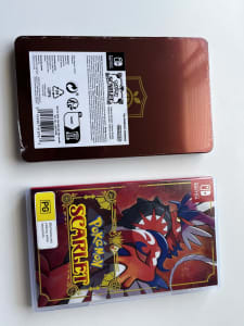 Pokémon Scarlet Version w/Unopened Metal Case