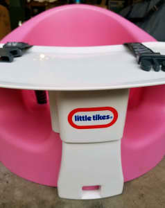 Pink Little Tikes baby toddler seat with removable tray.