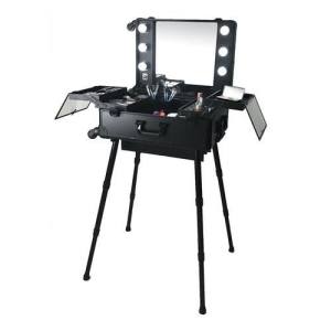 Glamour Hollywood Make-up artist case on wheels used