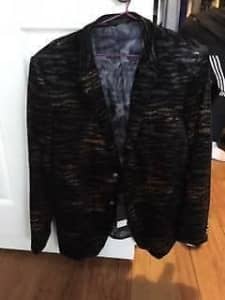 Mens jacket - Tiger look, polyester Size 56 BNWT