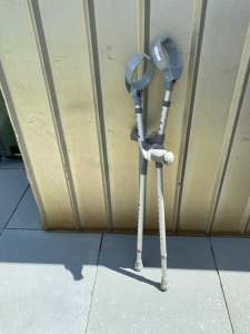 Ergonomic Grip Forearm Crutches