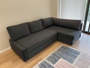 Corner sofa-bed with storage GIFT