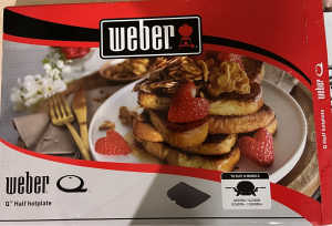 Weber Q Half Hotplate - Brand New, never used