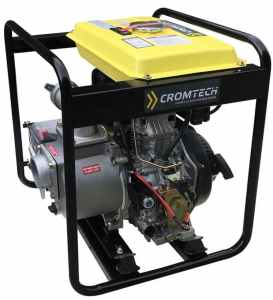 Cromtech 5.3HP Electric Start Diesel 3 Inch Clear Water Transfer Pump