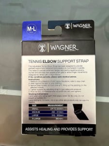 Tennis Elbow Strap - Adjustable made by Wagner.
