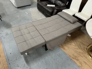 Foldable Ottoman Bed Grey Color