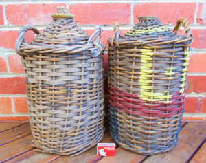 Pair of Antique Demijohns - just $49 for the pair