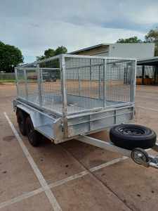 10x5 cage trailer tandem