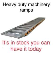 Heavy duty machinery ramps with ramp best quality 