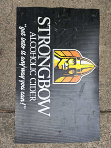 Strongbow cider sign