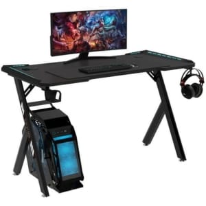 EKKIO RGB Gaming Desk Y Shape Black 120cm EK-GD-101-AL...