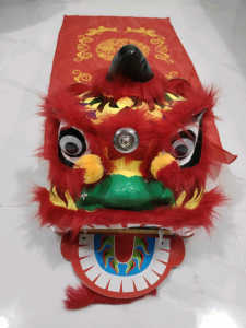 Chinese lion dance head costume Halloween dress up kids toy