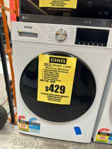 CHiQ 8kg Front Load Washer (WFL8PL48W1)