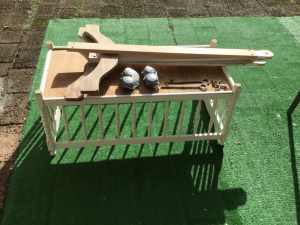 Wooden baby bassinet/ rocker - unfinished project