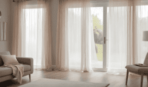 Install Sheer curtains - Ultimate Home Decors