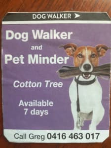 Dog Walker Pet Minder 