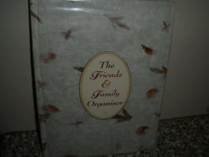 The Friends & Family Organiser Hard Covered Book-UNUSED