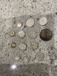 14 silver coins