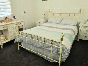 Brass Bed frame. Double bed size.