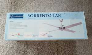New Sorrento Ceiling Fan - no remote