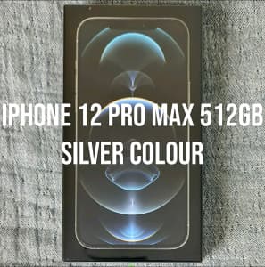 Apple Iphone 12 Pro Max 512GB Silver Brand New Australian Unlocked