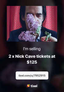 Nick Cave Tickets