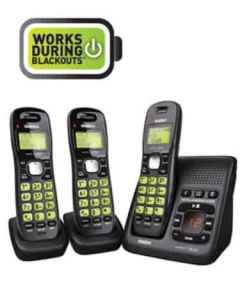 Uniden 1635+2 Digital Cordless Phone with Two Additional Headset