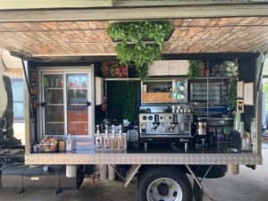 Mobile coffee and food van with established run