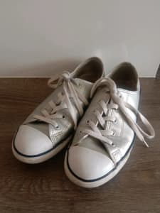 Converse Shoes Silver size 8