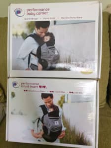 ERGO baby carrier with infant insert incl. in box