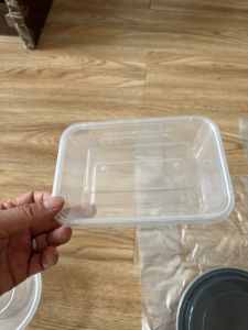Plastic Containers and Plastic Bags