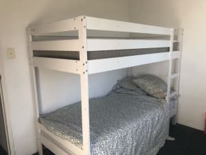 Ikea Bunk bed with quality mattresses