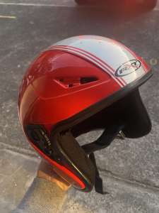 used open face helmet