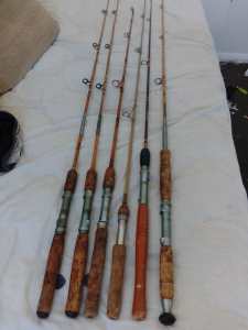 Vintage fishing rods 