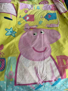 Reversible Peppa Pig Quilt Cover Single