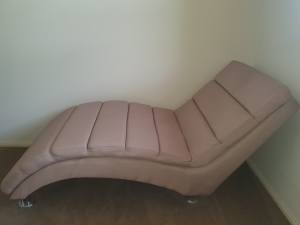 Light Coloured curve lay couch