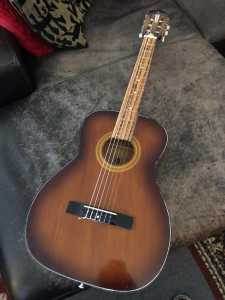 Vintage 60s Tempo Parlour 3/4 Acoustic Guitar Made in Japan