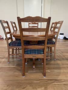 Dining table with 6 chairs - Priced to sell $300