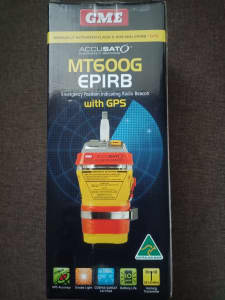 GME ACCUSAT EMERGENCY BEACONS MANUALLY ACTIVATED CLASS 2 406 MHz EPIRB