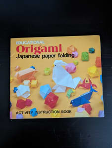 Origami Japanese paper folding activity instruction book