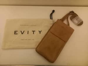 Evity leather crossbody phone wallet/bag